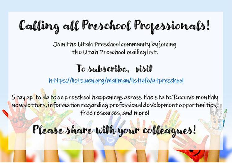 Join the Utah Preschool Community