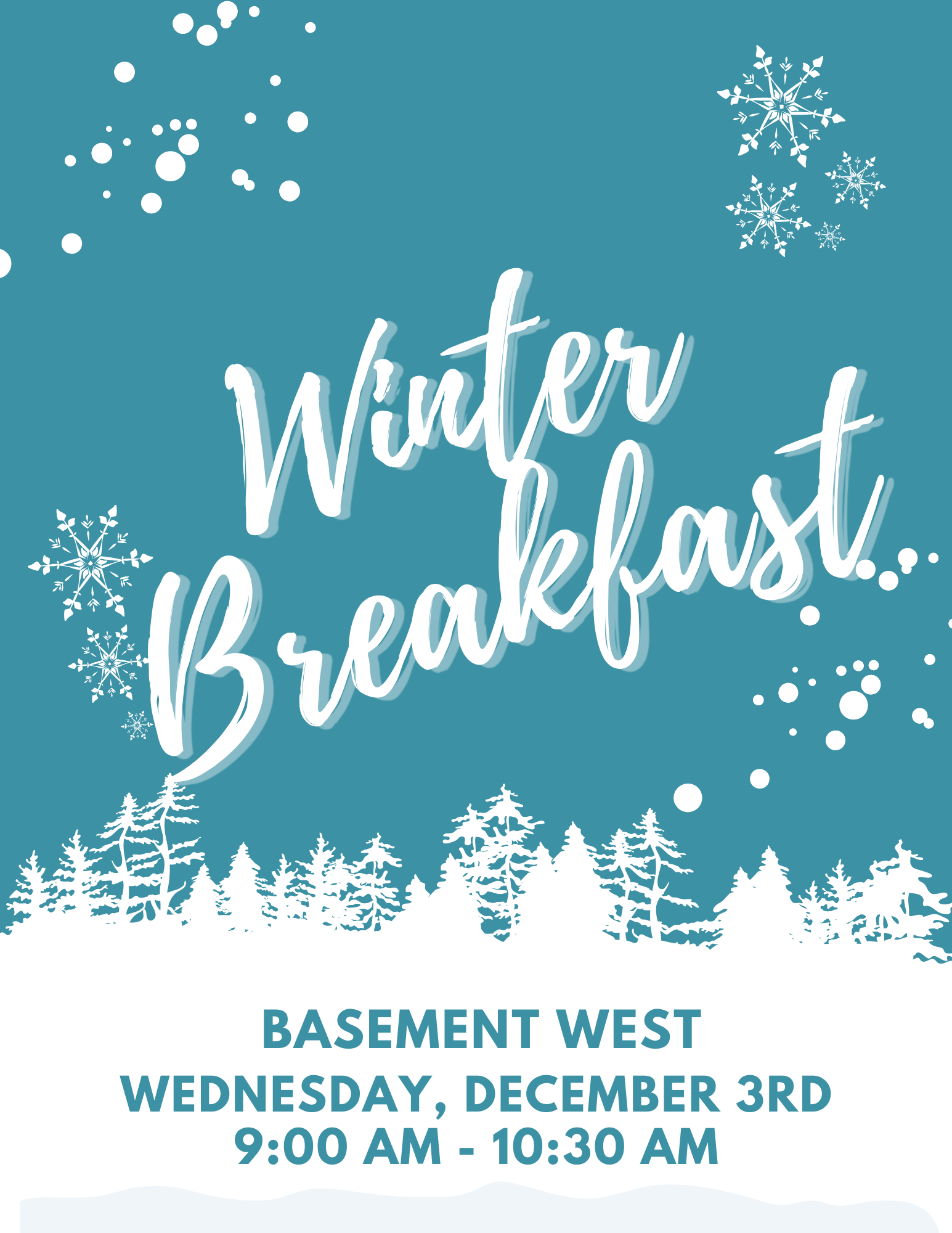 Winter Breakfast flyer image