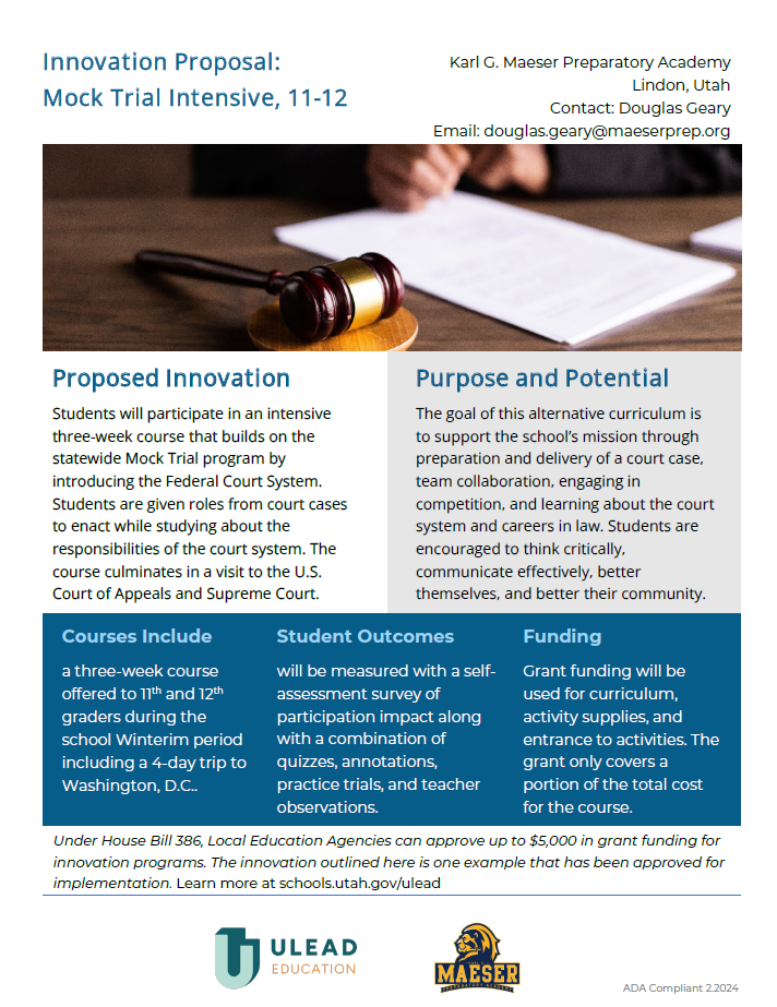 Mock Trial 11-12 Innovation Proposal pdf thumnail